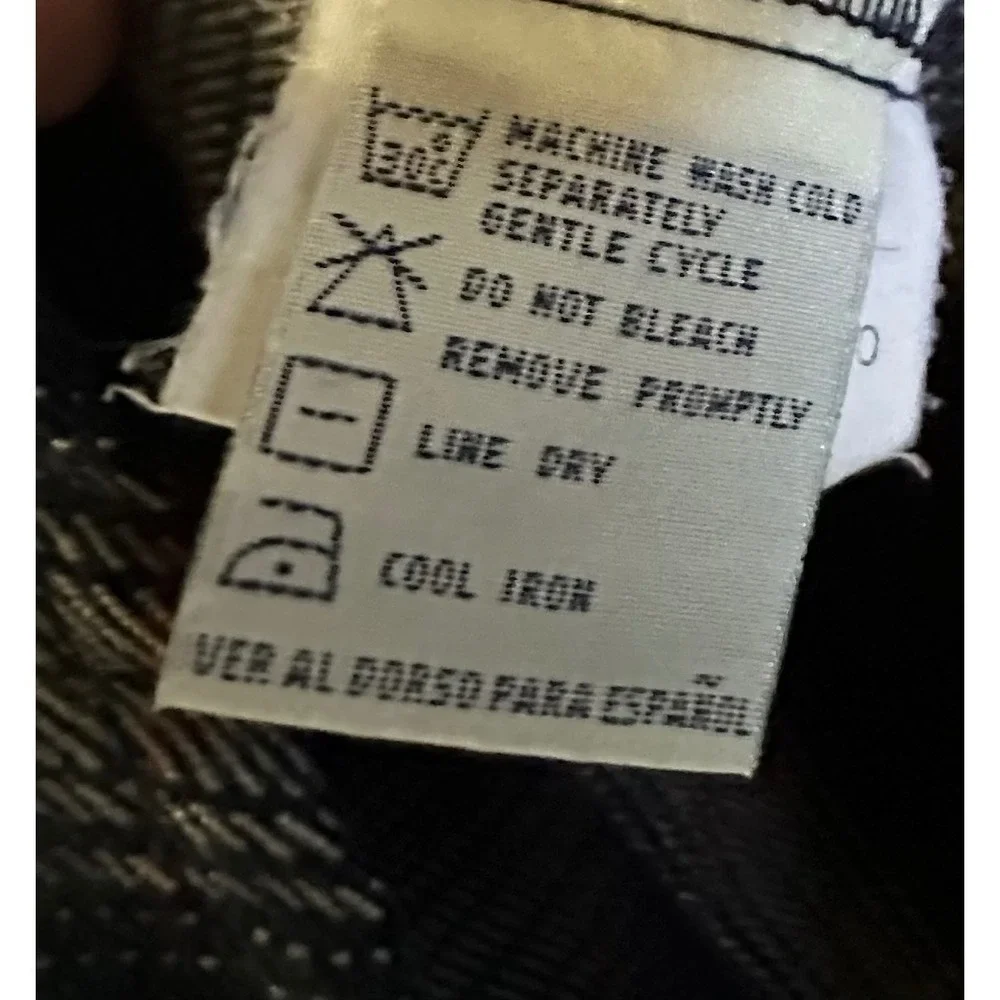 Unionbay Black/Blue Plaid Flannel Shacket Button Up Long Sleeve‎ Mens Size Large